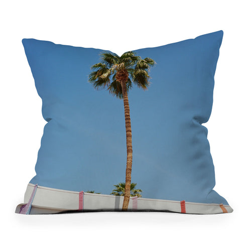 Bethany Young Photography Palm Springs on Film Outdoor Throw Pillow
