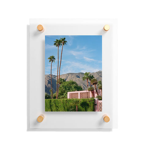 Bethany Young Photography Palm Springs Pink House Floating Acrylic Print