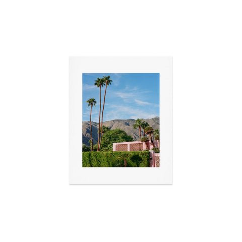 Bethany Young Photography Palm Springs Pink House Art Print