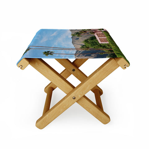 Bethany Young Photography Palm Springs Pink House Folding Stool