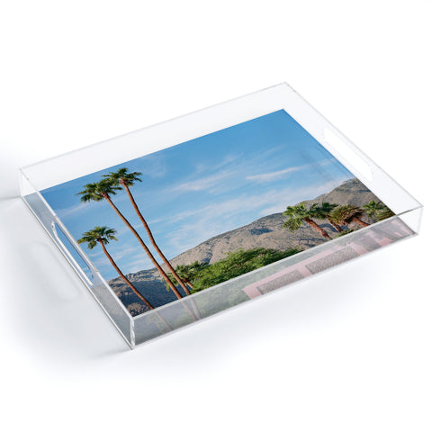 Bethany Young Photography Palm Springs Pink House Acrylic Tray