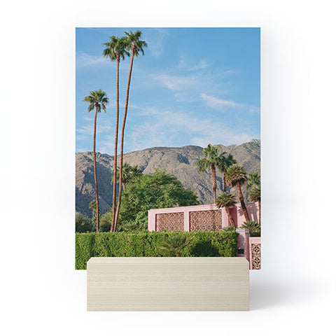 Bethany Young Photography Palm Springs Pink House Mini Art Print