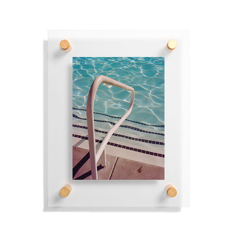 Bethany Young Photography Palm Springs Pool Day on Film Floating Acrylic Print