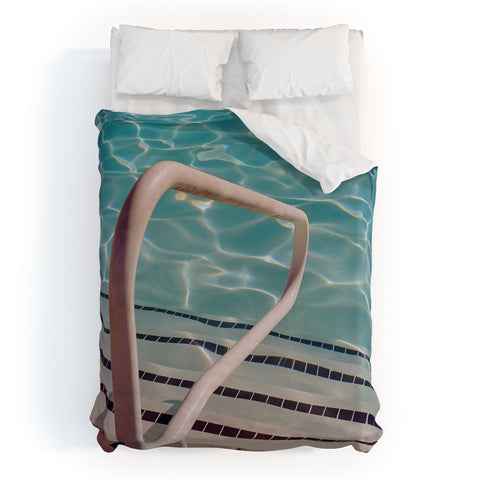 Bethany Young Photography Palm Springs Pool Day on Film Duvet Cover