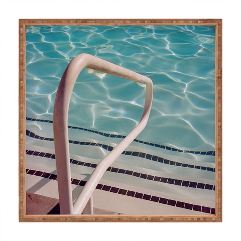 Bethany Young Photography Palm Springs Pool Day on Film Square Tray
