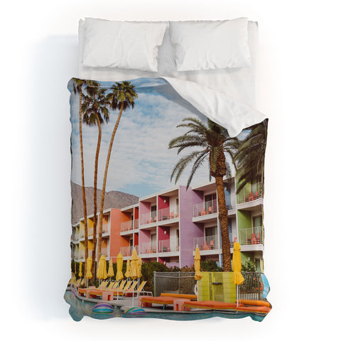 Bethany Young Photography Palm Springs Pool Day VII Duvet Cover