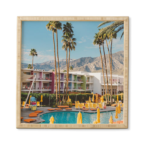 Bethany Young Photography Palm Springs Pool Day VIII Framed Wall Art
