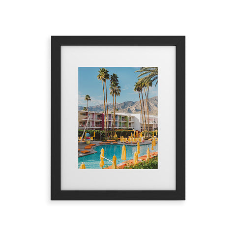Bethany Young Photography Palm Springs Pool Day VIII Framed Art Print