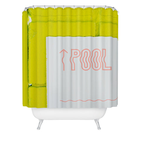 Bethany Young Photography Palm Springs Pool Shower Curtain