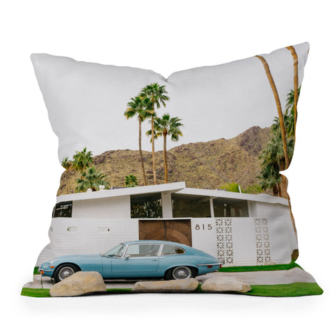 Bethany Young Photography Palm Springs Ride Outdoor Throw Pillow