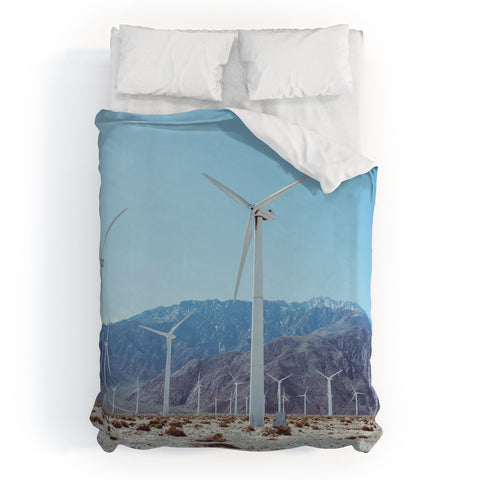 Bethany Young Photography Palm Springs Windmills IV Duvet Cover