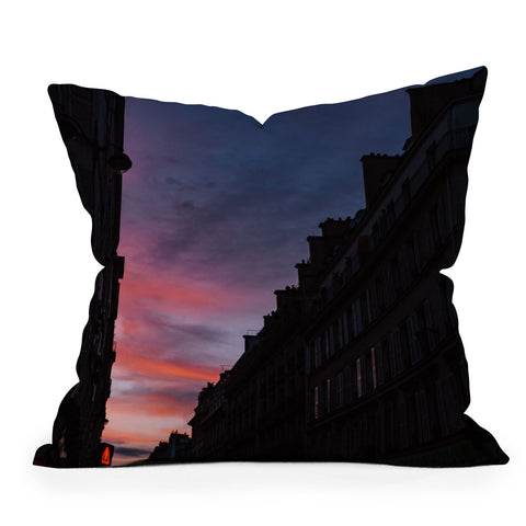 Bethany Young Photography Paris Sunset VIII Outdoor Throw Pillow