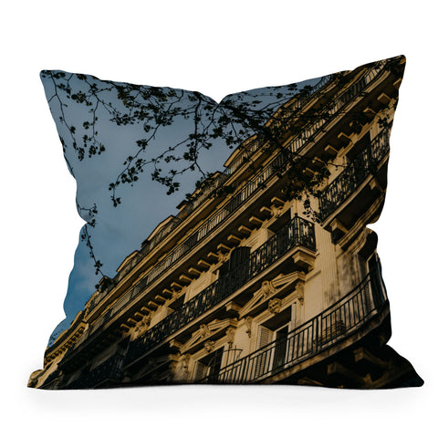 Bethany Young Photography Parisian Sunset IV Outdoor Throw Pillow