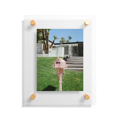 Bethany Young Photography Pink Palm Springs II on Film Floating Acrylic Print