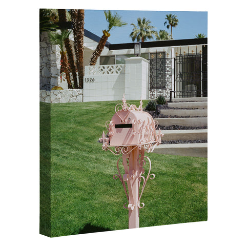 Bethany Young Photography Pink Palm Springs II on Film Art Canvas