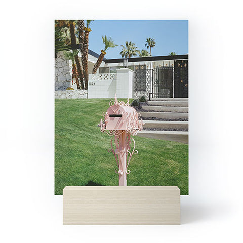 Bethany Young Photography Pink Palm Springs II on Film Mini Art Print