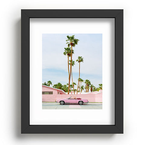 Bethany Young Photography Pink Palm Springs on Film Recessed Framing Rectangle