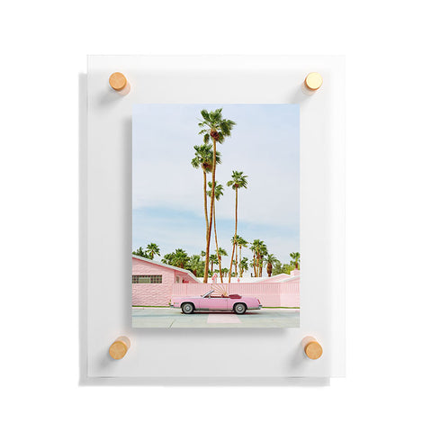 Bethany Young Photography Pink Palm Springs on Film Floating Acrylic Print