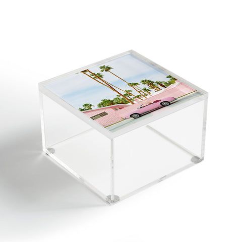 Bethany Young Photography Pink Palm Springs on Film Acrylic Box