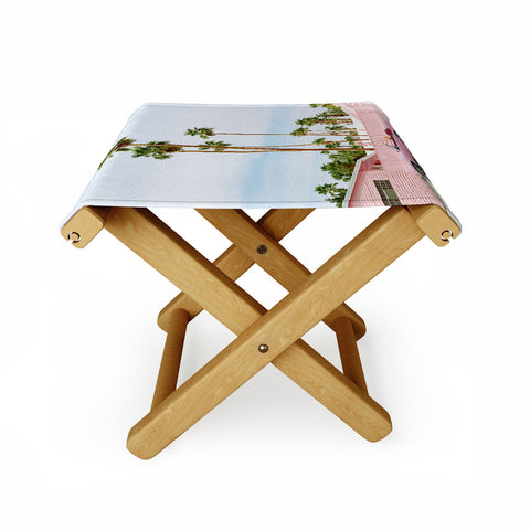 Bethany Young Photography Pink Palm Springs on Film Folding Stool