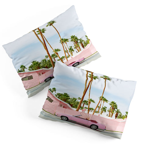 Bethany Young Photography Pink Palm Springs on Film Pillow Shams
