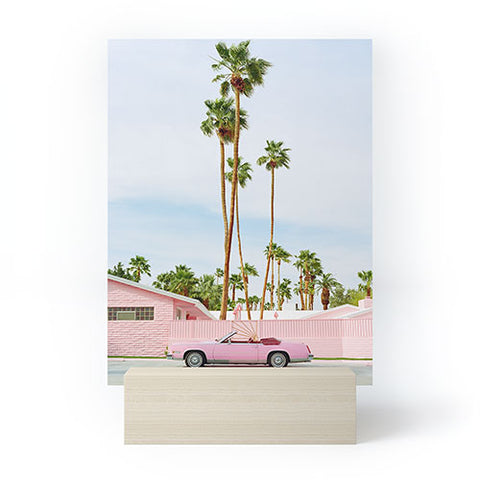 Bethany Young Photography Pink Palm Springs on Film Mini Art Print