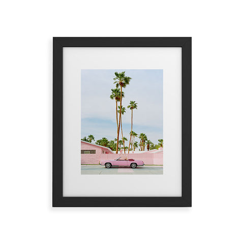 Bethany Young Photography Pink Palm Springs on Film Framed Art Print