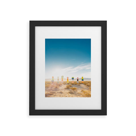 Bethany Young Photography Seven Magic Mountains Sunrise Framed Art Print