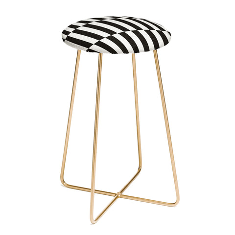 Bianca Green Black And White Order Counter Stool