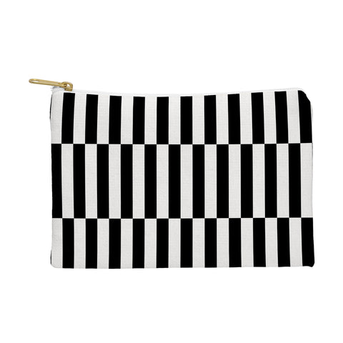 Bianca Green Black And White Order Pouch