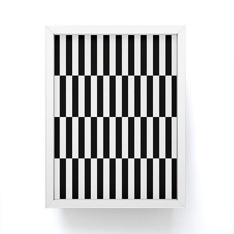 Bianca Green Black And White Order Framed Mini Art Print