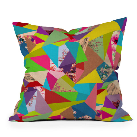 Bianca Green Colorful Thoughts Outdoor Throw Pillow
