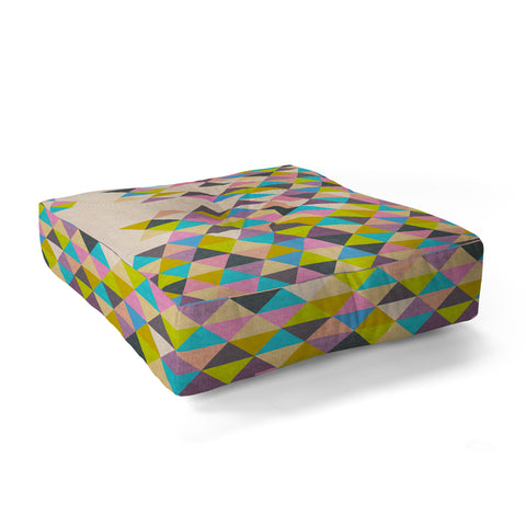 Bianca Green Completely Incomplete Floor Pillow Square