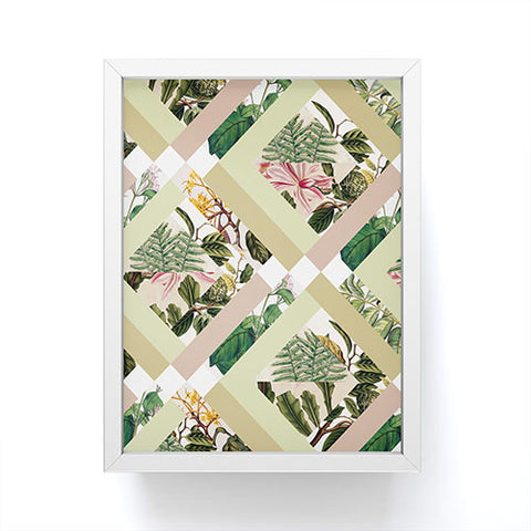 Bianca Green Cubed Vintage Botanicals Framed Mini Art Print