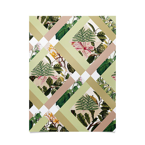 Bianca Green Cubed Vintage Botanicals Poster