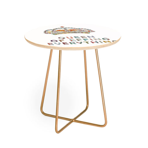 Bianca Green Her Daily Motivation Round Side Table
