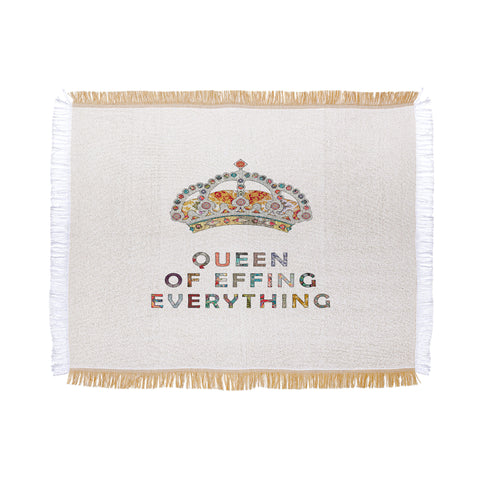 Bianca Green Her Daily Motivation Throw Blanket