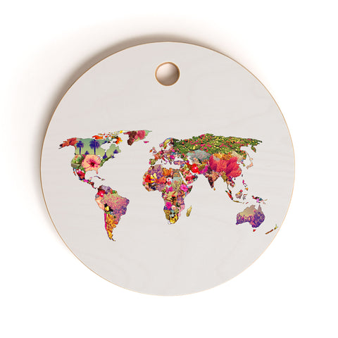 Bianca Green Its Your World Cutting Board Round