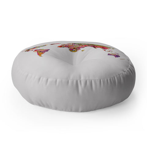 Bianca Green Its Your World Floor Pillow Round