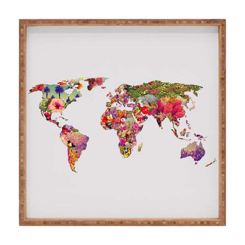 Bianca Green Its Your World Square Tray