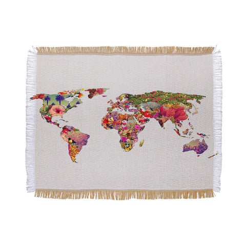Bianca Green Its Your World Throw Blanket