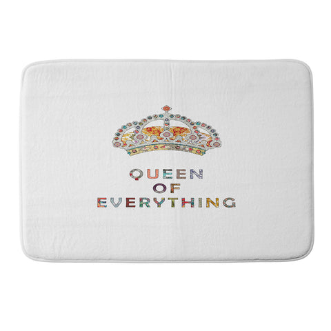 Bianca Green Queen Of Everything Memory Foam Bath Mat