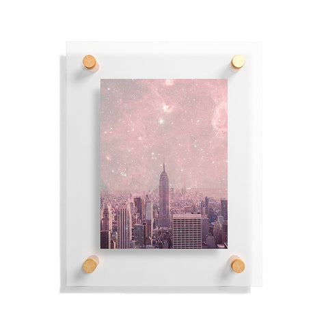 Bianca Green Stardust Covering New York Floating Acrylic Print