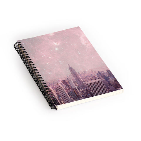Bianca Green Stardust Covering New York Spiral Notebook