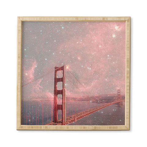 Bianca Green Stardust Covering San Francisco Framed Wall Art