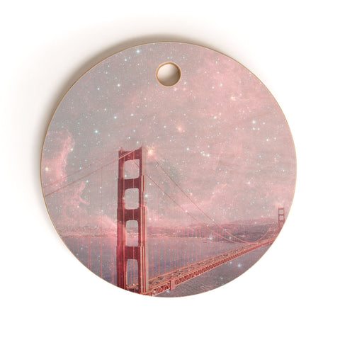 Bianca Green Stardust Covering San Francisco Cutting Board Round