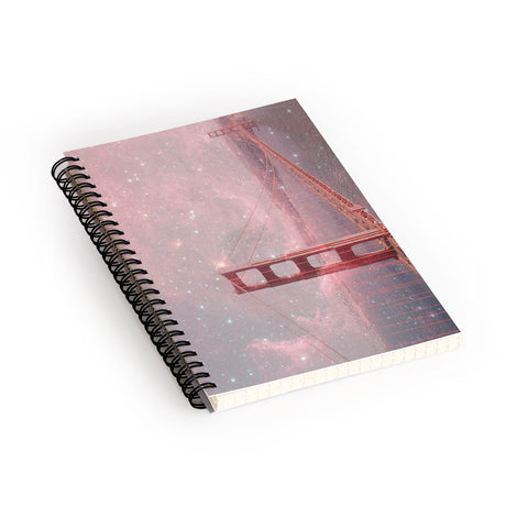 Bianca Green Stardust Covering San Francisco Spiral Notebook