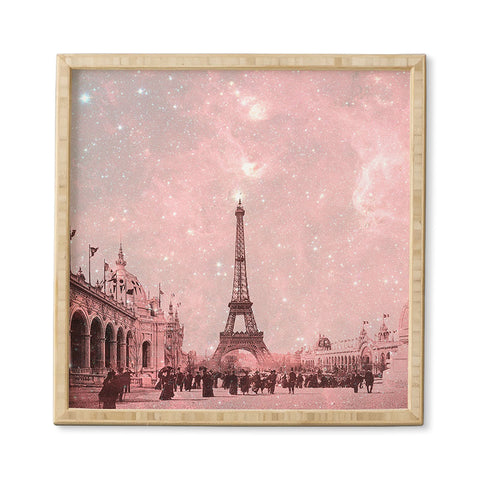 Bianca Green Stardust Covering Vintage Paris Framed Wall Art