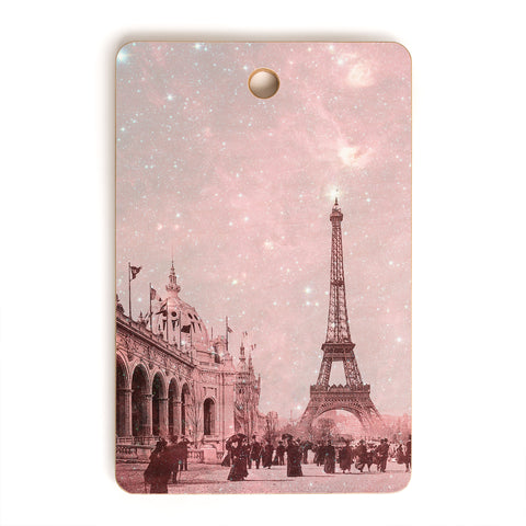 Bianca Green Stardust Covering Vintage Paris Cutting Board Rectangle