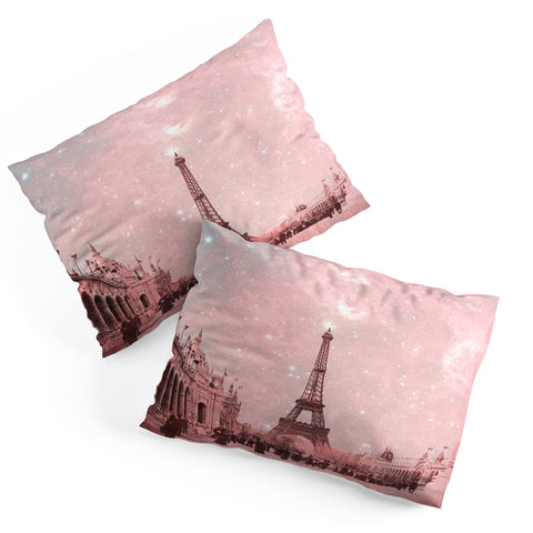 Bianca Green Stardust Covering Vintage Paris Pillow Shams